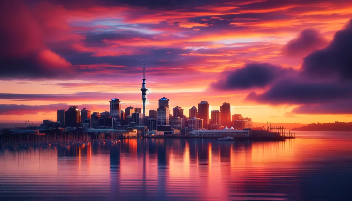 What time is sunrise in Auckland?